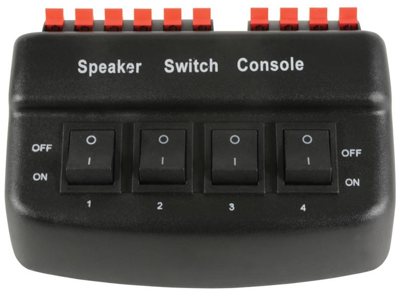 AD-SPK42 - Selector de altavoces de 4 VÃ­as